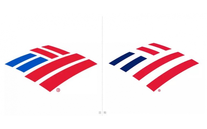 美國銀行多年后對品牌形象進行了升級